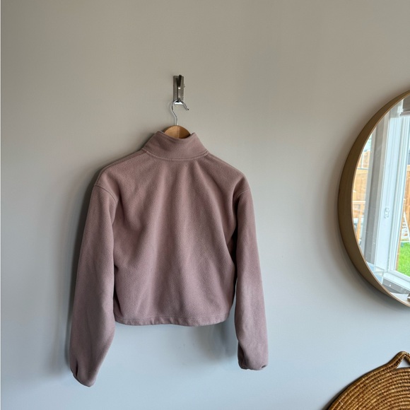 Aritzia TNA small pink fleece pullover…. - Picture 7 of 7